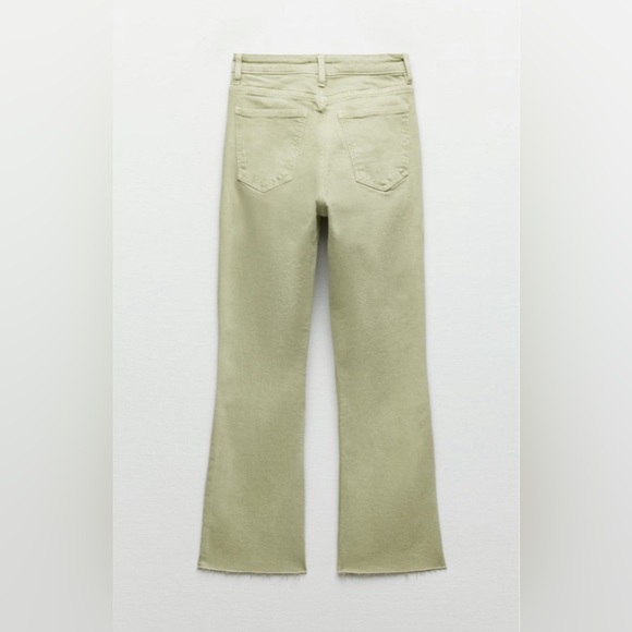 (#63) ZARA TRF Flare Cropped Jeans - Picture 5 of 5